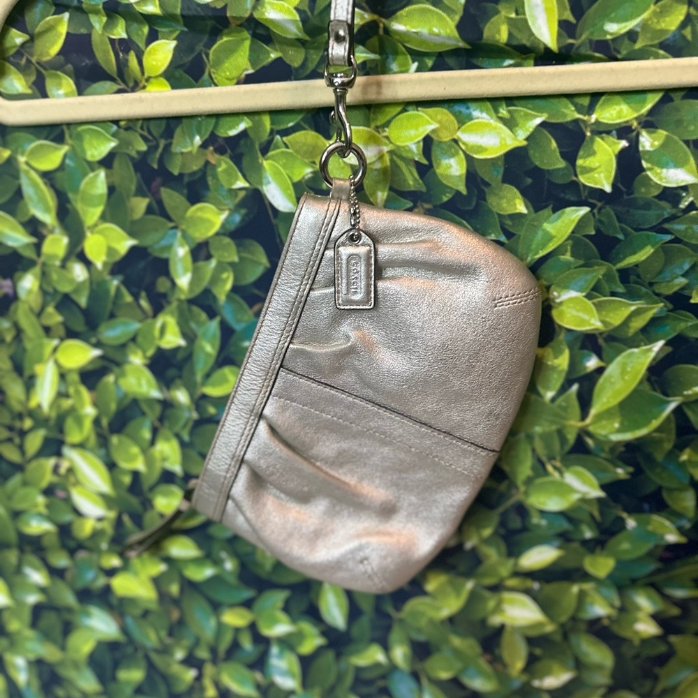 Coach Metallic Silver Women's Bag